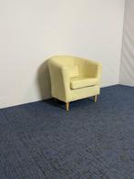 3 x Fauteuil IKEA kunstleer crème, Ophalen, Gebruikt, Minder dan 75 cm, 50 tot 75 cm