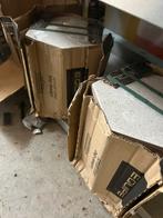 Witte hexagon tegels, Doe-het-zelf en Verbouw, Tegels, Ophalen, Nieuw, Minder dan 20 cm, Minder dan 20 cm