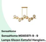 Nieuw ! Eettafel Hanglamp goud, Huis en Inrichting, Lampen | Hanglampen, Ophalen of Verzenden, Nieuw, Goud, Minder dan 50 cm