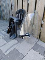 Polisport Fietsstoeltje met bevestiging en windscherm, Ophalen, Gebruikt