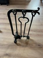 Antiek haardset vintage kachel, Huis en Inrichting, Haarden, Ophalen, Zo goed als nieuw, Vrijstaande haard, Houthaard