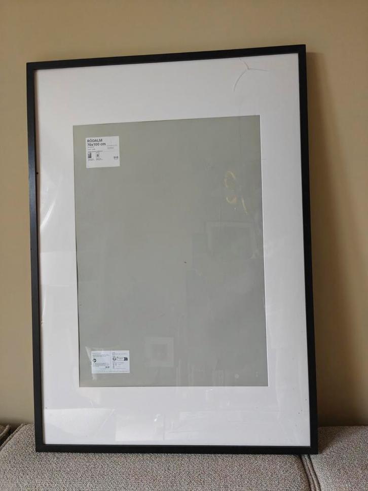 Rödalm IKEA lijst 100x70 cm, Huis en Inrichting, Woonaccessoires | Lijsten, Gebruikt, Minder dan 50 cm, Hout, Ophalen