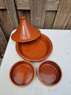 Tajine met 2 kleine bordjes, Ophalen, Zo goed als nieuw