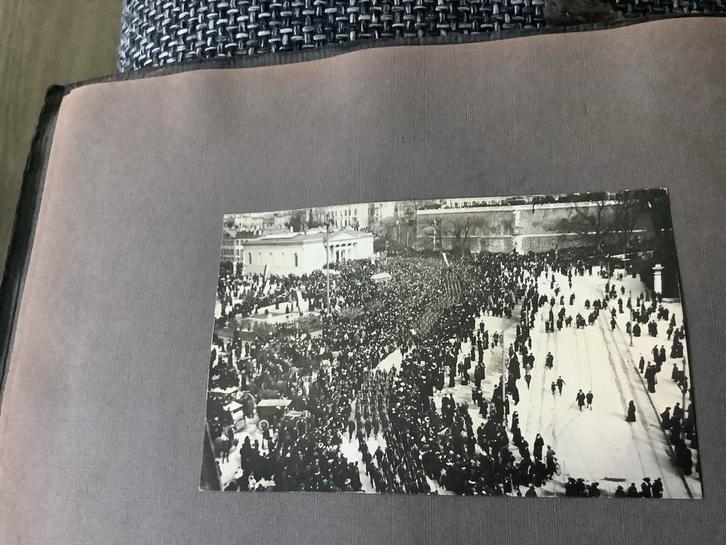 Oude Foto:album van voor 1930, Verzamelen, Foto's en Prenten, Gebruikt, Foto, Gebouw, Voor 1940, Ophalen of Verzenden