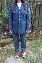 Uniform van de Nederlandse luchtmacht., Maat 38/40 (M), Kostuum of Pak, Blauw, Ophalen of Verzenden