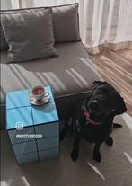 Handgemaakt blauw tegeltafeltje, bijzettafel, Huis en Inrichting, Woonaccessoires | Zuilen en Pilaren, Ophalen of Verzenden, Nieuw