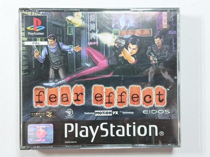 Fear Effect - PlayStation - PAL - Compleet, Spelcomputers en Games, Games | Sony PlayStation 1, Zo goed als nieuw, Avontuur en Actie