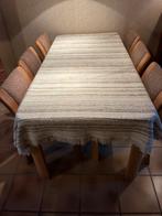 Wollen tafelkleed met franjes, 100 tot 150 cm, 200 cm of meer, Ophalen of Verzenden, Zo goed als nieuw