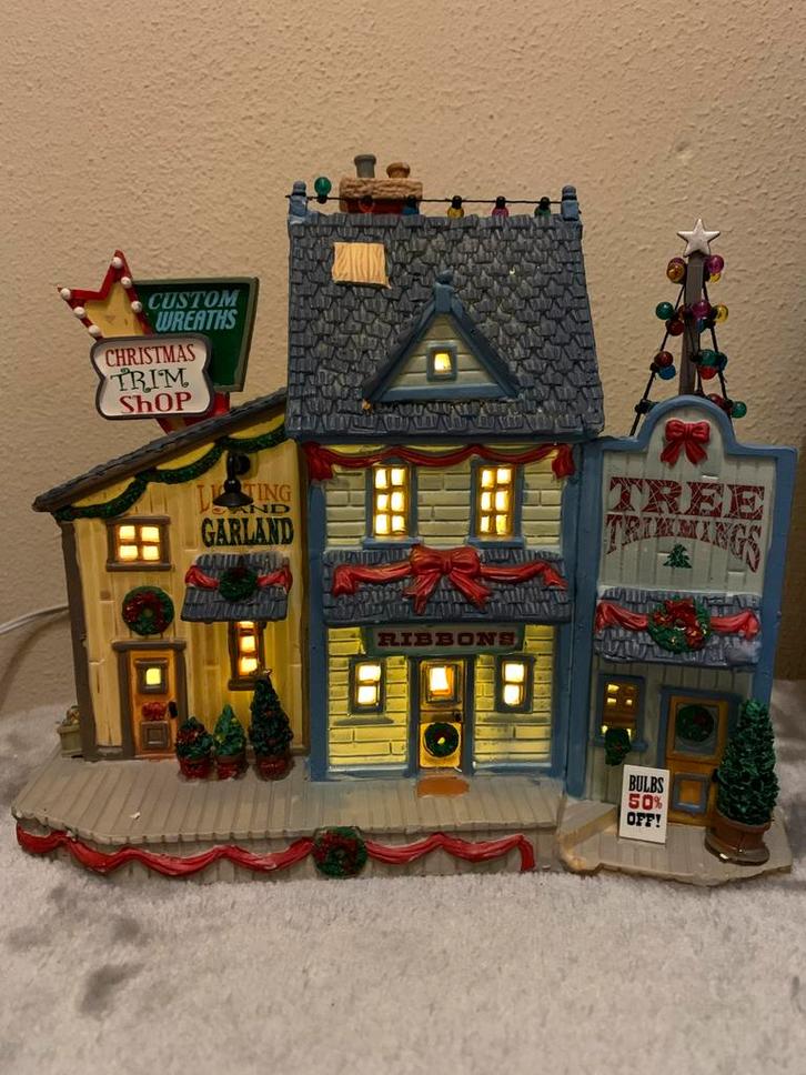 Lemax Trim shop- Prachtig gedetailleerd!, Diversen, Kerst, Gebruikt, Ophalen of Verzenden