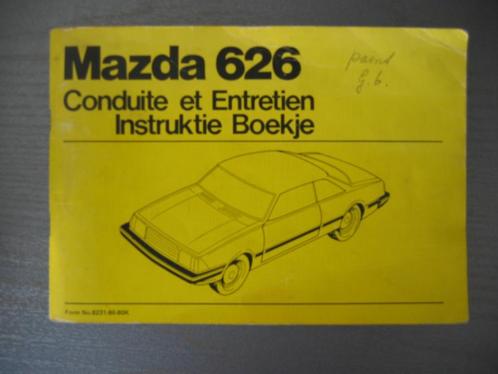 B290 Instruktieboekje oldtimer Mazda 626 Instruktie boekje, Auto diversen, Handleidingen en Instructieboekjes, Ophalen of Verzenden