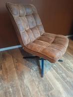 Wood draaifauteuil, Ophalen, Gebruikt, Minder dan 75 cm, Stof