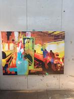 Wanddecoratie 200x140 cm - Abstract Kunstwerk, Ophalen