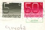 914062 Volendam klederdracht Gelopen met postzegel, Ophalen of Verzenden, Gelopen, Noord-Holland
