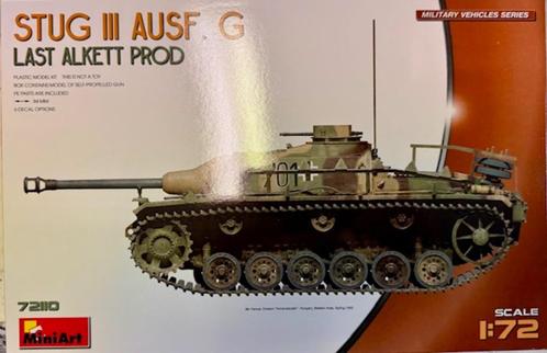 Coelianmodels, MiniArt 72110, Stug III G, 1/72, € 24,99, Hobby en Vrije tijd, Modelbouw | Auto's en Voertuigen, Nieuw, Tank, 1:50 of kleiner