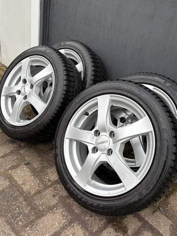 4-gats set aluminium velgen, Banden kumho 90% profiel beschikbaar voor biedingen
