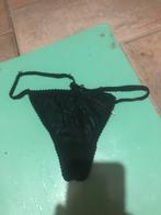 Doorschijnende Zwarte String, Kleding | Dames, Ondergoed en Lingerie, Ophalen of Verzenden, Zwart, String
