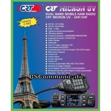 vakantiegeldaanbieding CRT MICRON U/V-V2 TRANSCEIVER 2m/70 beschikbaar voor biedingen