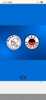 Ajax fside kaarten, Tickets en Kaartjes, Twee personen