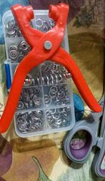Maak zelf drukknopen vast aan kleding 50 drukknopen met tang, Ophalen of Verzenden, Nieuw, Garen of Naald(en)