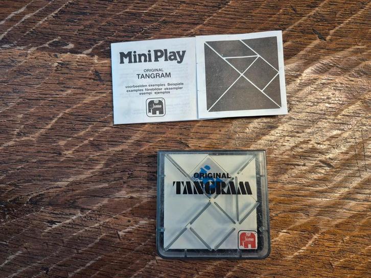 MiniPlay Tangram - Jumbo - Compleet, Hobby en Vrije tijd, Denksport en Puzzels, Gebruikt, Legpuzzel, Minder dan 500 stukjes, Ophalen of Verzenden