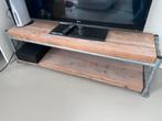 Tv meubel steigerhout, Huis en Inrichting, Ophalen, Zo goed als nieuw, 25 tot 50 cm, Minder dan 100 cm