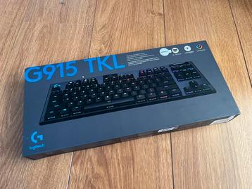 Logitech G915 TKL, GL Tactile, Qwerty US, Zwart beschikbaar voor biedingen