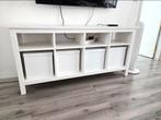 Ikea HEMNES Sidetable / Dressoir / TV meubel, wit, Huis en Inrichting, Kasten | Dressoirs, Ophalen, Gebruikt, 25 tot 50 cm, 150 tot 200 cm