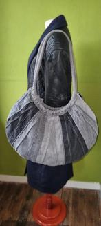 Pieces Denim Schoudertas Shopper, Ophalen of Verzenden, Zo goed als nieuw, Grijs, Schoudertasje