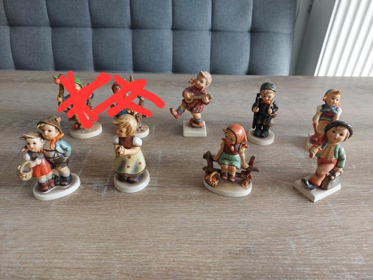 Goebel m.j hummel tmk3 tmk4 tmk6 porselein beeldjes, Verzamelen, Beelden en Beeldjes, Zo goed als nieuw, Hummel, Ophalen of Verzenden