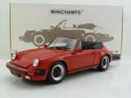 Minichamps Porsche 911 Cabriolet 1983 Rood 1:18 100063030, Hobby en Vrije tijd, Modelauto's | 1:18, Ophalen of Verzenden, Nieuw