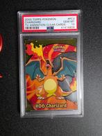 2000 Topps Pokemon Charizard PSA 10, Ophalen of Verzenden, Zo goed als nieuw, Losse kaart, Foil