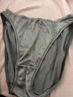 Mooi glans grijs slipje maat M, Kleding | Dames, Ophalen of Verzenden, Grijs, BH