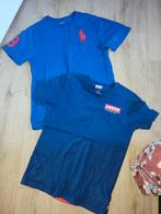 Ralph Lauren & Levi tshirt en 158 jongen blauw ️☘️, Ophalen of Verzenden, Zo goed als nieuw, Shirt of Longsleeve, Jongen