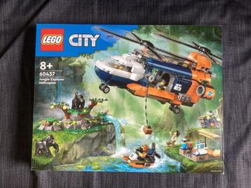 NIEUW Lego City Jungleonderzoekers met helicopter (60437) beschikbaar voor biedingen