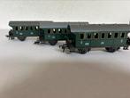 3x FLEISCHMANN 5001 van de DB, Gebruikt, Gelijkstroom, Fleischmann, Wagon