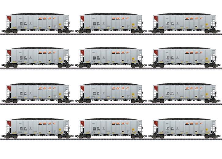 Marklin 45666  Set Hopper Car wagens van de BNSF, Hobby en Vrije tijd, Modeltreinen | H0, Nieuw, Wagon, Wisselstroom, Märklin