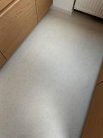 Beige vinyl zeil restje - leuk voor DIY project op toilet, Ophalen, Beige, 50 tot 100 cm, Zo goed als nieuw