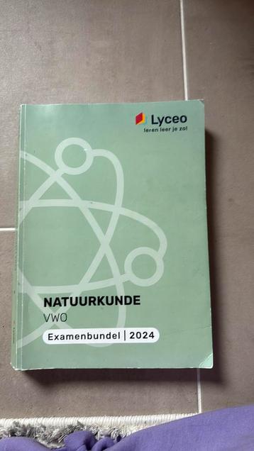 examenbundel natuurkunde VWO beschikbaar voor biedingen