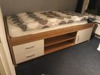 Bed met ombouw, Ophalen, Gebruikt, 90 cm, Eenpersoons