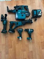 Makita set, Doe-het-zelf en Verbouw, Gereedschap | Boormachines, Ophalen of Verzenden, Zo goed als nieuw, Boormachine