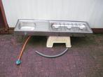 te koop 3 pits inbouwgasstel met spoelbak, Caravans en Kamperen, Camper-accessoires, Ophalen of Verzenden, Gebruikt