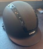 Uvex cap donkerblauw met glitter en strass, Dieren en Toebehoren, Ophalen of Verzenden, Zo goed als nieuw, Dressuur, Cap