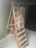 Houten Trap (bijna antiek), Doe-het-zelf en Verbouw, Ladders en Trappen, Ophalen of Verzenden, Gebruikt, Trap, Minder dan 2 meter