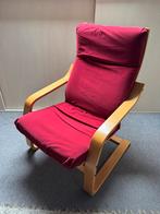 Ikea Poang / fauteuil rood, Huis en Inrichting, Fauteuils, Ophalen, Gebruikt
