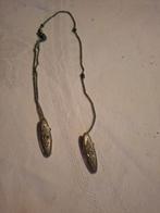 Vintage Zilverkleurige Sevet Op Houder, Gebruikt, Ophalen of Verzenden, Met edelsteen, Zilver