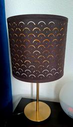 Twee tafellampen (zwart/messing), Ophalen, Zo goed als nieuw, Minder dan 50 cm