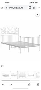 Leuk bed, Huis en Inrichting, Slaapkamer | Bedden, Ophalen, Gebruikt, Wit, Tweepersoons