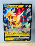 Pokémon Evolving Skies Dracozolt V Holo Ultra Rare #058, Ophalen of Verzenden, Zo goed als nieuw, Losse kaart