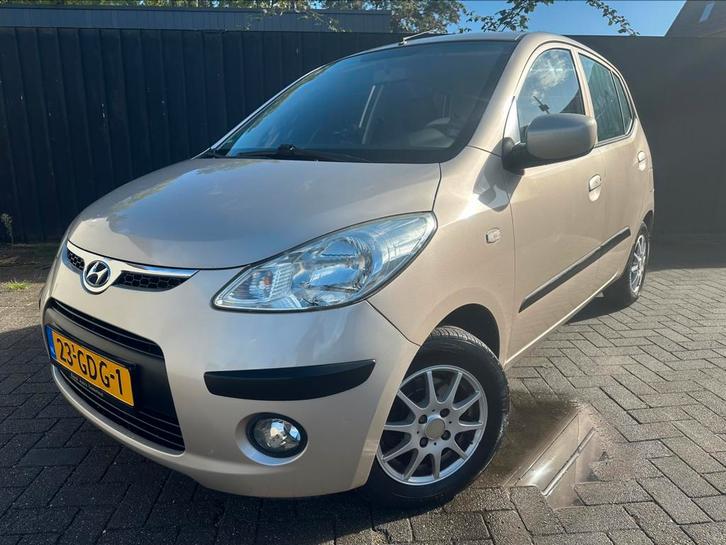 Hyundai i10 1.1 I 5DR 2008 Beige AIRCO APK NAP✅, Auto's, Hyundai, Bedrijf, i10, Airbags, Airconditioning, Boordcomputer, Centrale vergrendeling