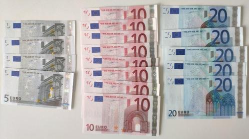 Bankbiljetten Euro van het 1e uur (4 minuten) 5 10 20 UNC, Postzegels en Munten, Bankbiljetten | Europa | Eurobiljetten, Ophalen